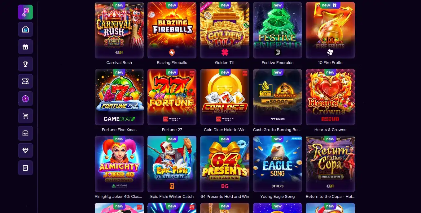 Интерфейс Orca 88 casino на экране ноутбука